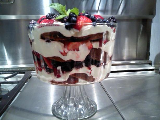 Lemon Curd and Berry  Trifle. Photo by sage7x7
