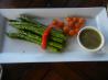 Roasted Balsamic Garlic Asparagus Appetizer