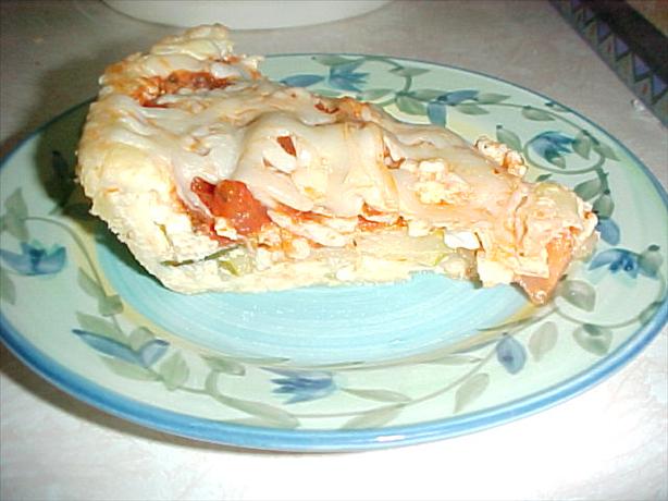 Italian Tomato Zucchini Quiche. Photo by Feadhead