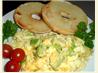 Scrambled Eggs With Avocado and Cheese. Recipe by ratherbeswimmin'
