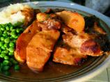 Pan Fried Pork Chops With Glazed Apples, Cider and Cream Sauce