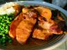 Pan Fried Pork Chops With Glazed Apples, Cider and Cream Sauce. Recipe by Lene