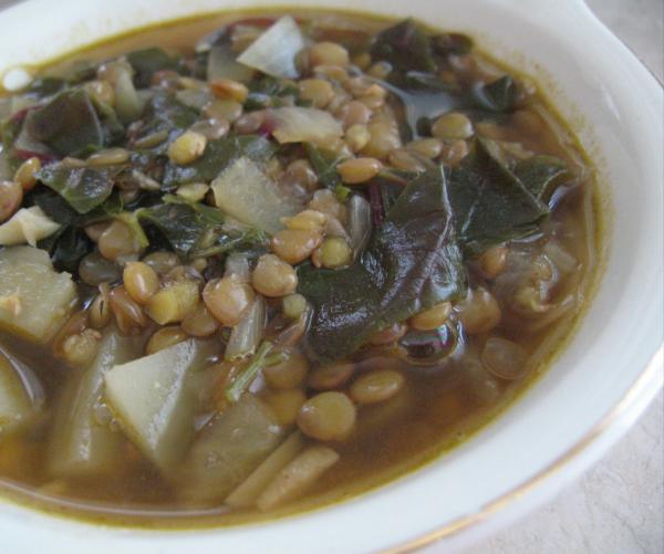 Lemony Lentil Soup. Photo by Brenda.