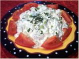 Greek Style  Cucumber Salad. Photo by Lorac