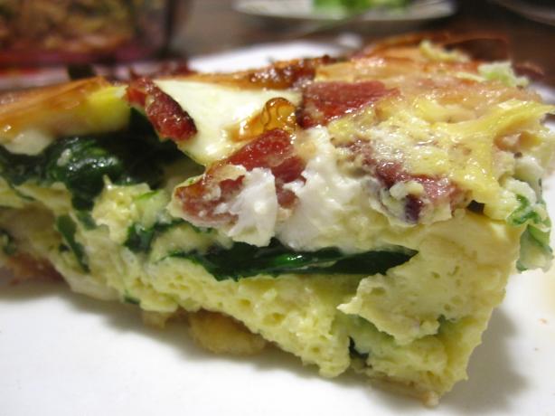 Secretly Delicious Spinach Pie. Photo by tonyspeller