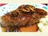 Peppered Tuna With Mushroom Sauce