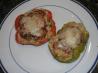 Turkey Stuffed Yellow & Red Bell Peppers