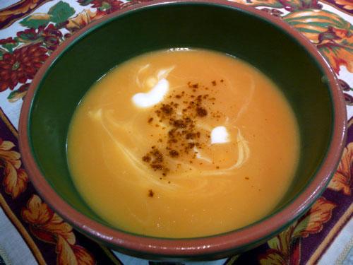 Sweet Potato & Pear Soup. Photo by Mikekey