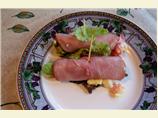 Cobb Salad Ham Roll-ups