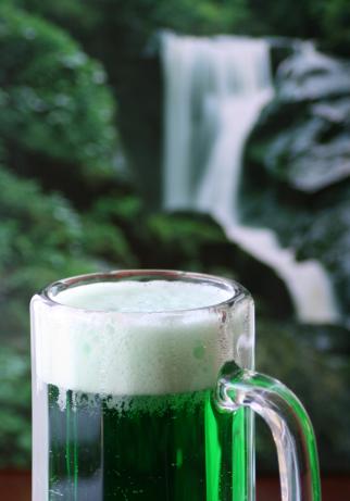 Green Beer  "sl&agrave;inte!". Photo by Wildflour