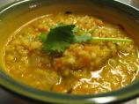 Red Lentil, Zucchini & Couscous Soup. Photo by Annisette