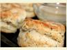 Savory Herb Biscuits (Sage and Caraway) With Garlic Butter. Recipe by littleturtle