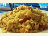 Rice Pilaf With Pine Nuts and Golden Raisins