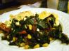 Swiss Chard, Stir Fried, with Feta Cheese