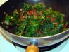 Swiss Chard, Stir Fried, with Feta Cheese