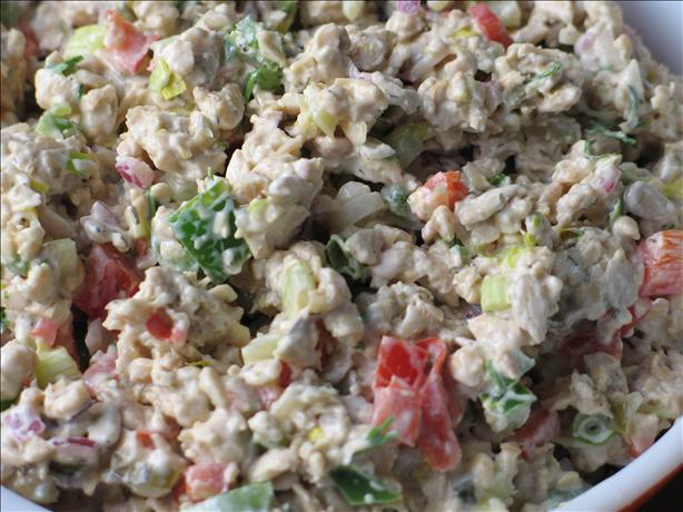Vegan Tempeh Salad. Photo by justcallmejulie