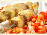 Yugoslavian Fish Skewers With Serbian Tomato Relish