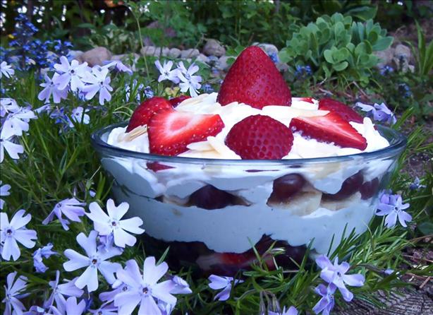 Fruit and Cream Layered Salad. Photo by ~Leslie~