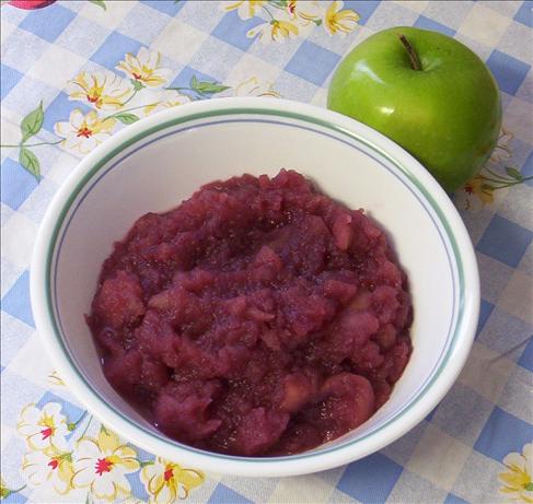 Napa Valley Red Wine Applesauce. Photo by Kree