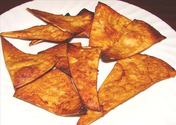 Baked Barbecue Tortilla Chips. Photo by Boomette