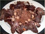 Lamb Shanks With Barley and Garlic