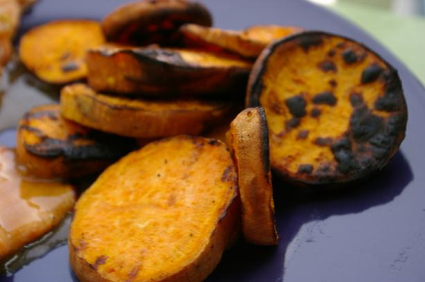 Grilled Sweet Potatoes. Photo by Redsie
