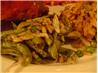 Green Beans, Roasted With Garlic, Shallots and Pine or Hazelnuts