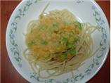 Healthy Creamy Kabocha (Pumpkin) Pasta. Photo by dcwang wang