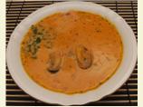 Creamy Mussel Soup with Fiery Rouille
