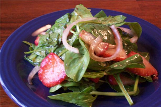 Easy Strawberry Spinach Salad. Photo by *Parsley*