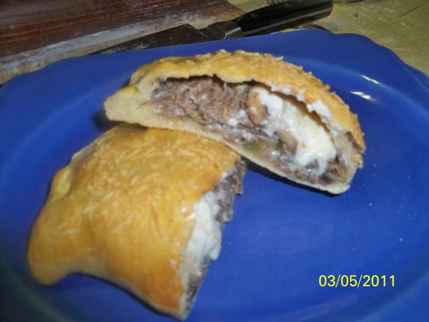 Cheesesteak Calzone. Photo by Chef Mama IT