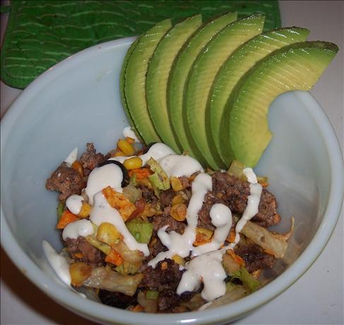 Taco Salad With Everything. Photo by looneytunesfan
