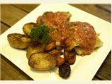 Chicken Cyril With a Tomato Basil Sauce. Photo by currybunny