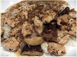Peppered Chicken With Lemon-mushroom-wine Sauce