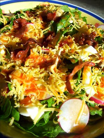 Chicken Spinach Salad With Warm Bacon Dressing. Photo by * Pamela *