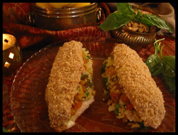 Cashew Crusted Stuffed Tilapia. Photo by NcMysteryShopper