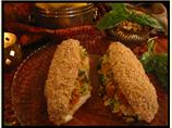 Cashew Crusted Stuffed Tilapia