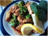 Veggie-Chicken Toss With Lemon Herb Sauce