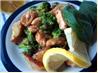 Veggie-Chicken Toss With Lemon Herb Sauce. Recipe by Juju Bee
