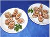 Oriental Finger Food, Rolled Chicken & Mushroom Omelette
