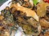 Olive Oyl's Treat for Popeye (Spinach stuffed Mushrooms)