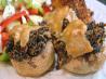 Olive Oyl's Treat for Popeye (Spinach stuffed Mushrooms)