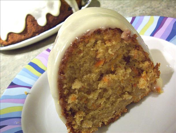 Carrot Bundt Cake With Cream Cheese Glaze. Photo by * Pamela *