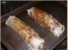 Phyllo Rolls Filled With Spinach and Chicken