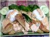 Fried Catfish With a Creamy Thai Sauce. Recipe by Rita~