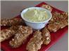 Cashew Chicken Fingers With Curry Mayonnaise