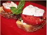 Smoked Tomato Sandwiches With Goat Cheese and Basil