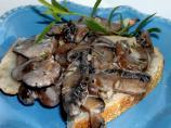 Creamed Mushrooms on Toast