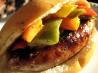 BBQ Italian Sausage & Pepper on a Bun