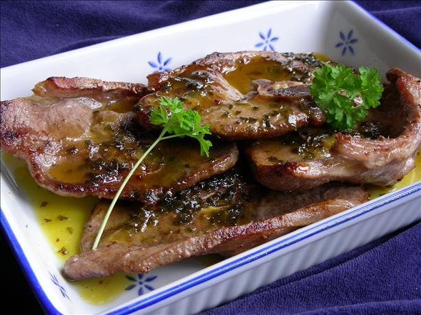 Lamb Chops With Orange Butter. Photo by kiwidutch